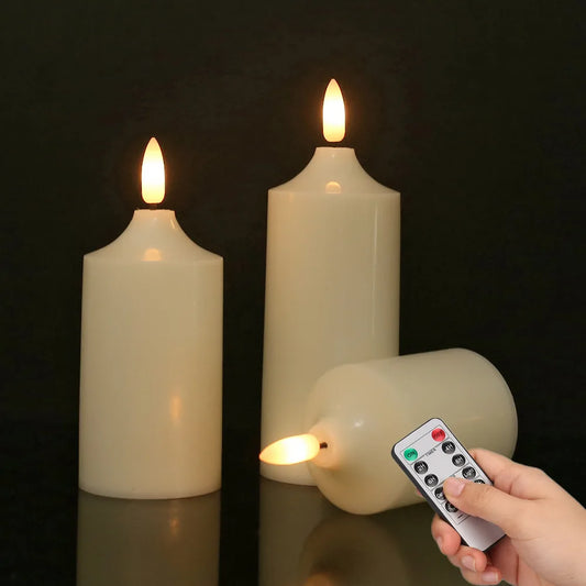 flickering candles with remote control