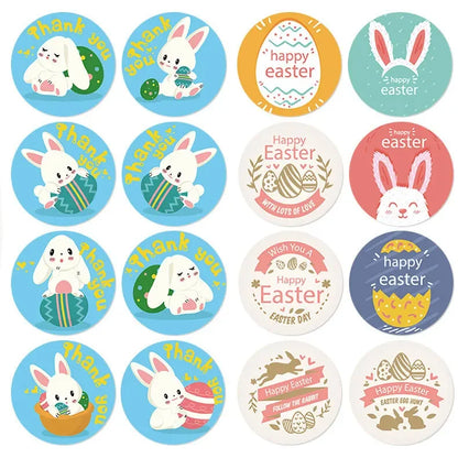 Easter bunny decoration stickers 