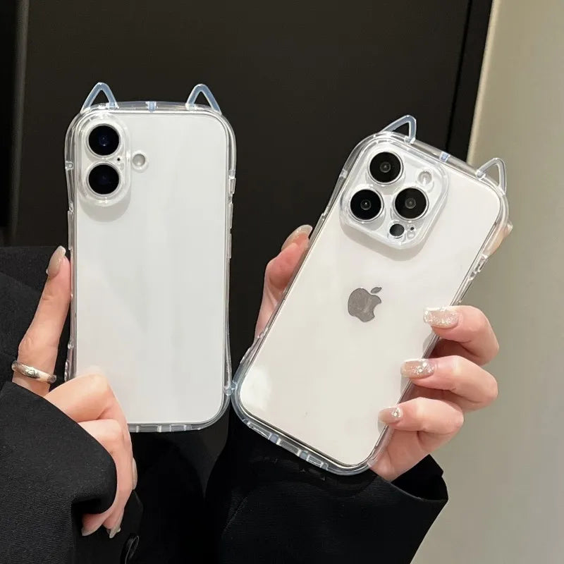 Funda para iPhone con orejas de gato