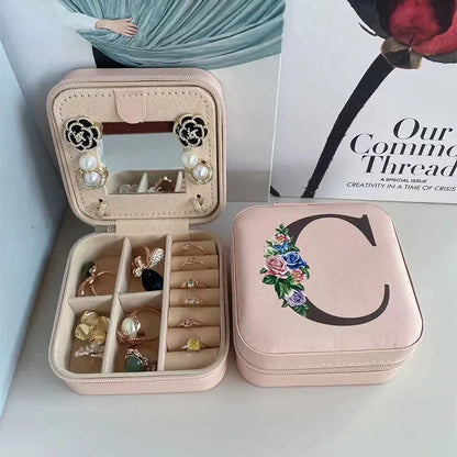 jewelry box with letter