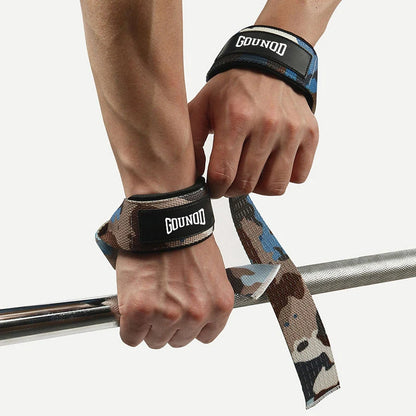 Weight lifting strap with anti-slip silicone for wrist support