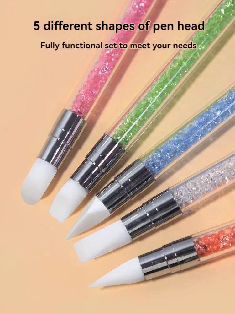 Multifunctional Nail Silicone Pen