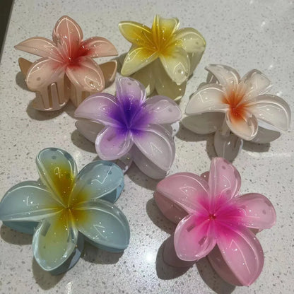 hair clip acrylic flower