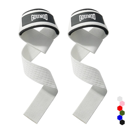 Weight lifting strap with anti-slip silicone for wrist support