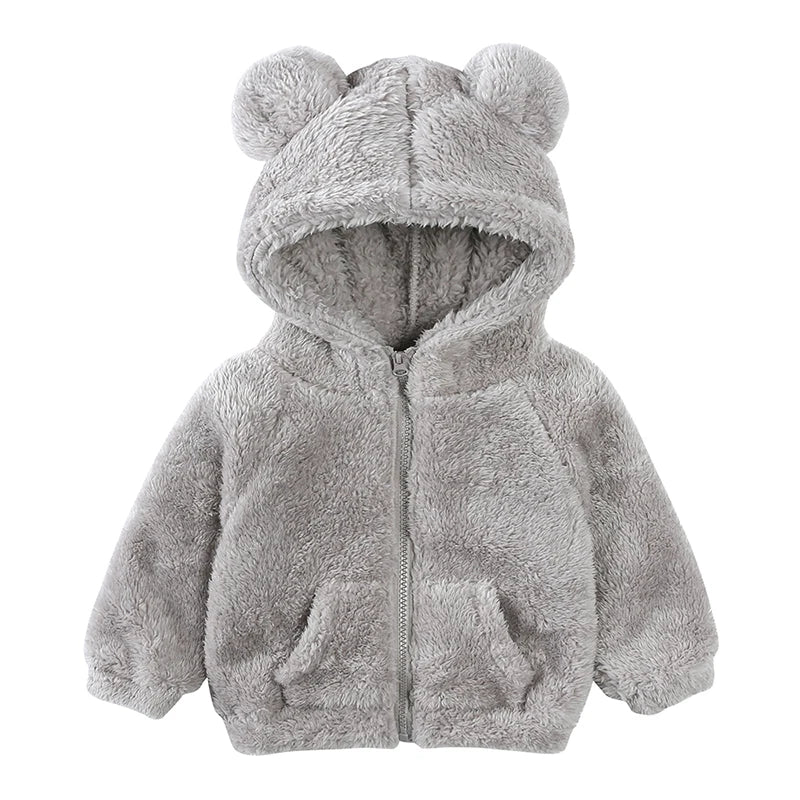 Children's jacket with bear ears