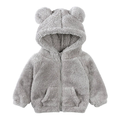 Kinder Jacke mit Bärchen-Ohren