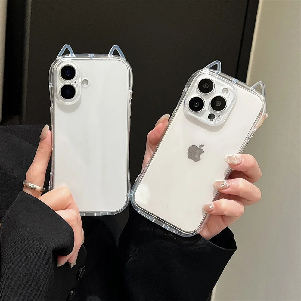 Funda para iPhone con orejas de gato